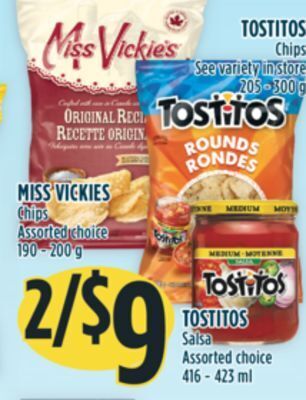 Marché Adonis Tostitos chips offer