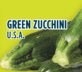 Marché Adonis Green zucchini offer