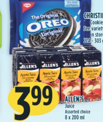 Marché Adonis Christie cookies offer