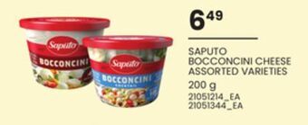 Zehrs Markets Saputo bocconcini cheese offer