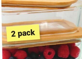 Giant Tiger Storage set with bamboo lids offer