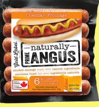 Giant Tiger Gold label smokeys sausages offer