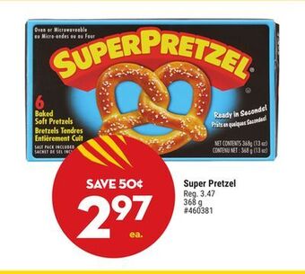 Giant Tiger Super pretzel offer