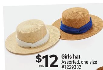 Giant Tiger Girls hat offer