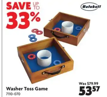 Home Hardware Washer toss game offer