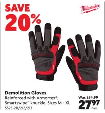 Home Hardware Demolition gloves offer