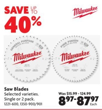 Home Hardware Saw blades offer