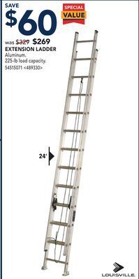 RONA Extension ladder offer
