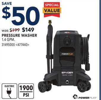 RONA Pressure washer offer
