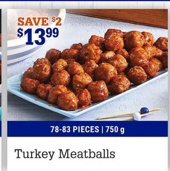 M & M Food Market Turkey meatballs offer