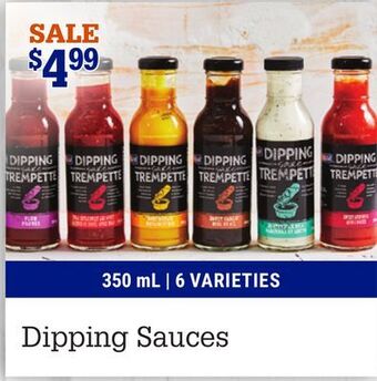 M & M Food Market Dipping sauces offer
