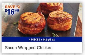 M & M Food Market Bacon wrapped chicken offer