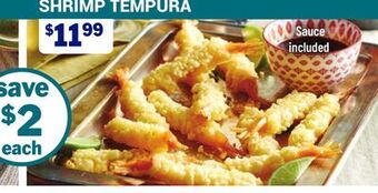 M & M Food Market Shrimp tempura offer