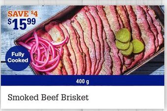 M & M Food Market Smoked beef brisket offer