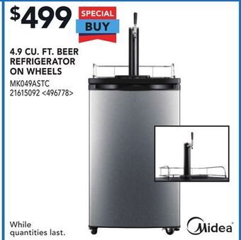 RONA Midea 4.9 cu. ft. beer refrigerator on wheels offer