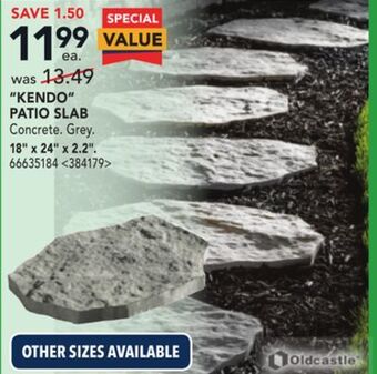 RONA Kendo patio slab 18 x 24 x 2.2. offer
