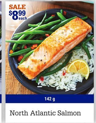 M & M Food Market North atlantic salmon offer