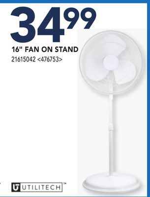 RONA Utilitech 16 fan on stand offer