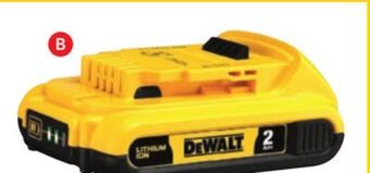 RONA Dewalt rechargeable battery offer