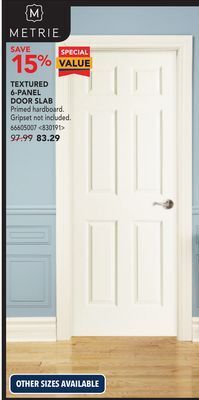 RONA Metrie 6-panel door slab offer
