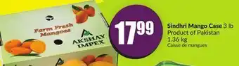 Chalo FreshCo Sindhri mango case 3 lb product of pakistan 1.36 kg offer