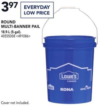 RONA Round multi-banner pail 18.9-l (5-gal) offer