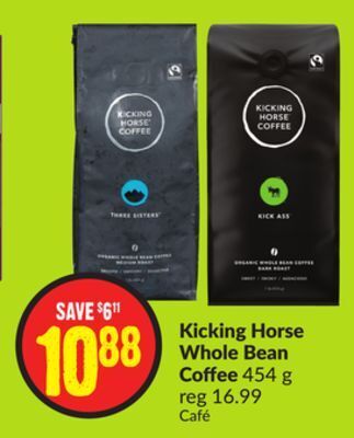 Chalo FreshCo Kicking horse whole bean coffee 454 g offer