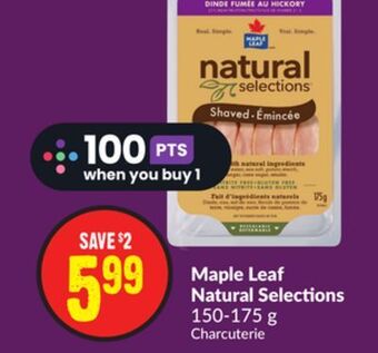 Chalo FreshCo Maple leaf natural selections 150-175 g offer