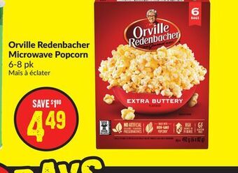 Chalo FreshCo Orville redenbacher microwave popcorn 6-8 pk offer