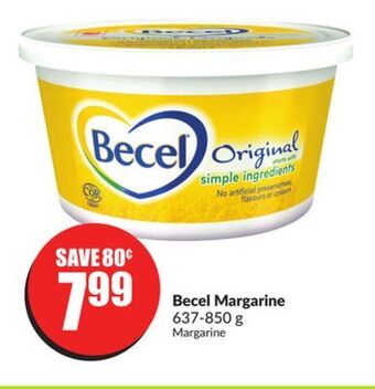 Chalo FreshCo Becel margarine 637-850 g offer
