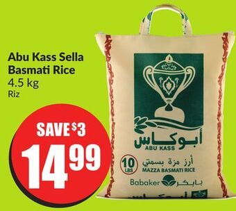 Chalo FreshCo Abu kass sella basmati rice 4.5 kg offer