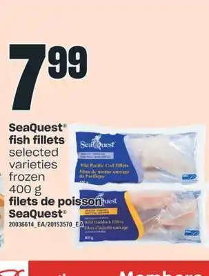 Valu-mart Filets de poisson seaquest, 400 g offer