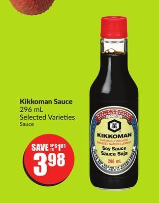 Chalo FreshCo Kikkoman sauce 296 ml selected varieties offer