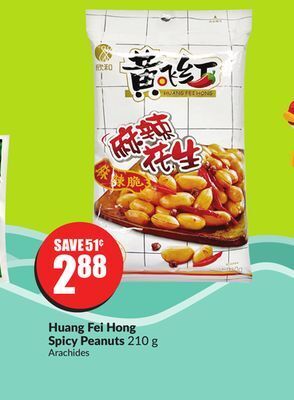 Chalo FreshCo Huang fei hong spicy peanuts 210 g offer