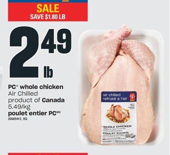 Valu-mart Poulet entier pc offer