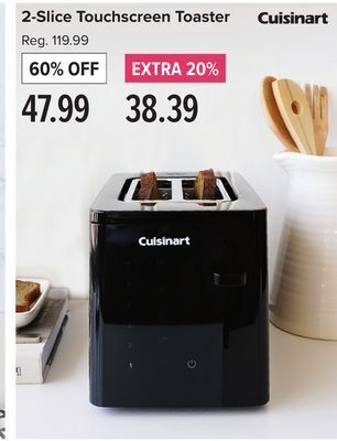 Linen Chest 2-slice touchscreen toaster offer