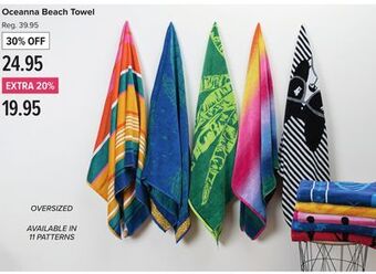 Linen Chest Oceanna beach towel offer