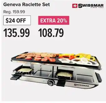 Linen Chest Geneva raclette set offer