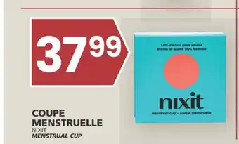 IGA COUPE MENSTRUELLE NIXIT MENSTRUAL CUP offer