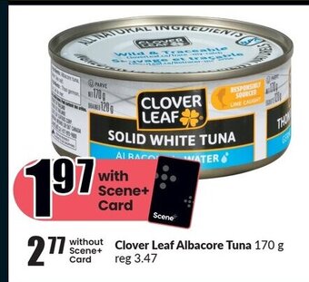 FreshCo Clover leaf albacore tuna 170g offer