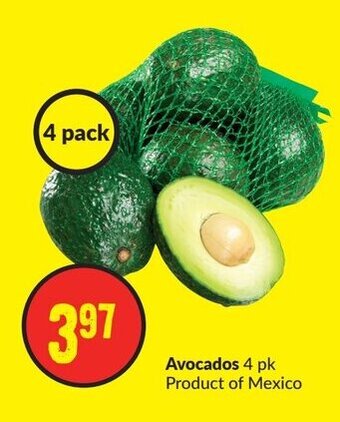 FreshCo Avocados 4 pk offer