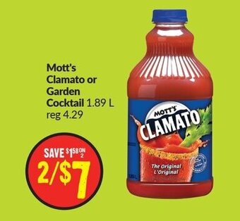 FreshCo Mott's Clamato 1.89 L offer
