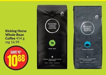 FreshCo Kicking Horse Whole Bean Coffee 454 g offer