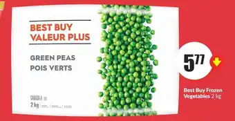 FreshCo Frozen vegetables green peas 2kg offer