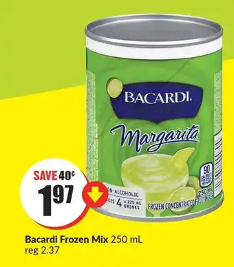 FreshCo Bacardi Frozen Mix 250 mL offer