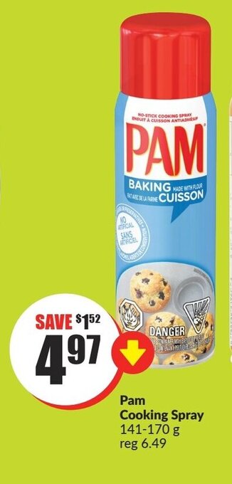 FreshCo Pam Cooking Spray 141-170 g offer