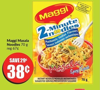 FreshCo Maggi Masala Noodles 70 g offer