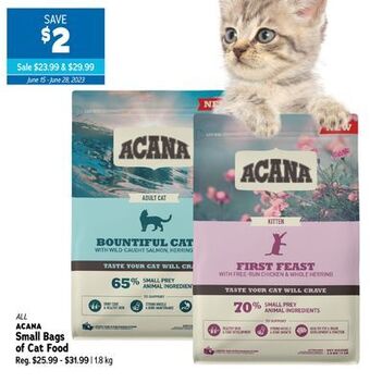 Ren’s Pets Depot All acana small bags of cat food offer