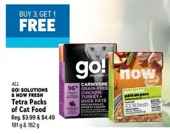 Ren’s Pets Depot All go! solutions & now fresh tetra packs of cat food offer