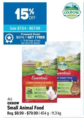 Ren’s Pets Depot All oxbow small animal food offer